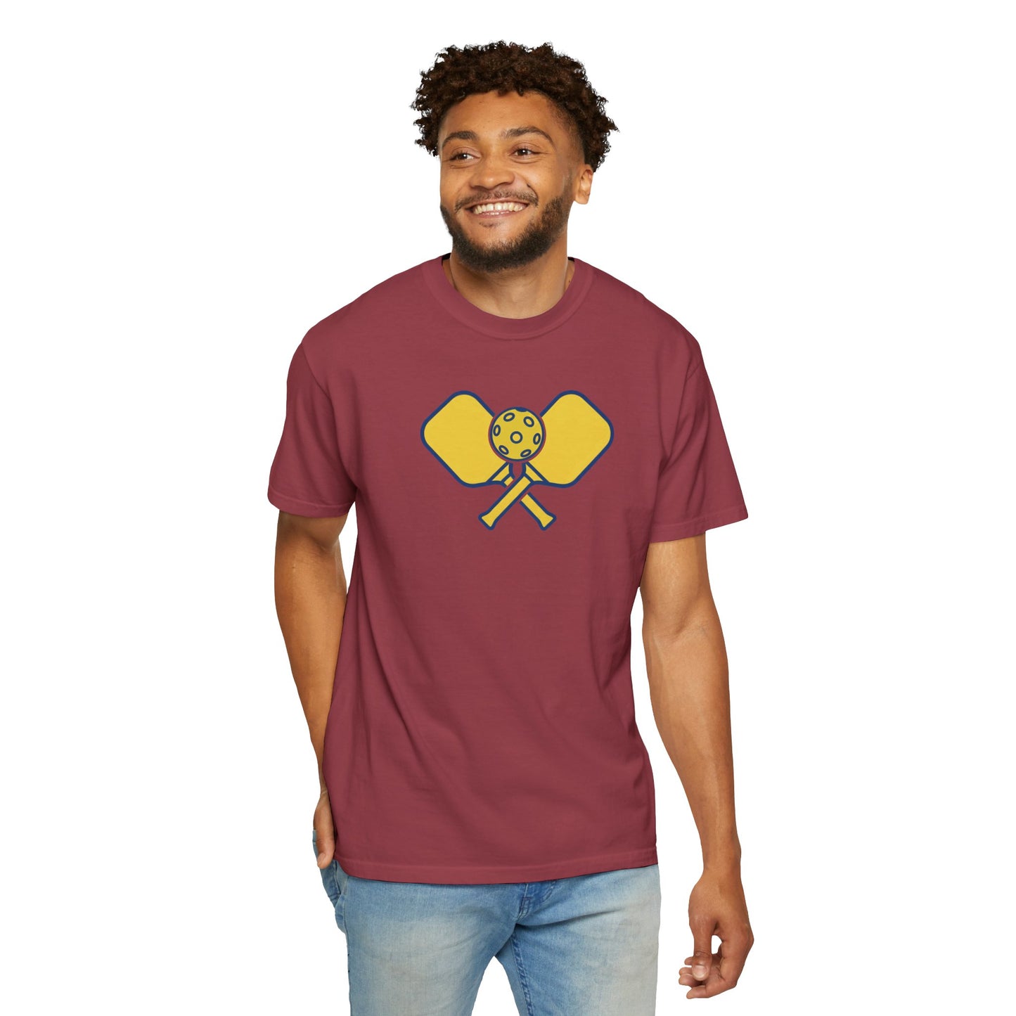 Pickleball Crossed Paddles Tee Pickler Minimalist Graphic Unisex Shirt