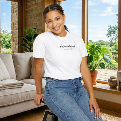 Outnumbered Mom Shirt | Funny Mom Tee | Mother's Day Gift | Mom of Boys T-Shirt