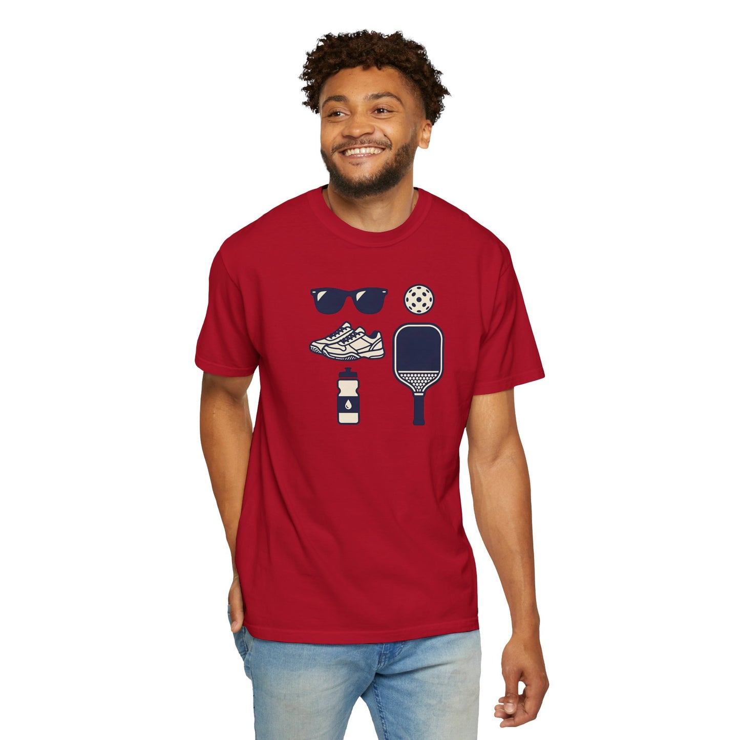 Pickleball Essentials Icon Tee Minimalist Pickler Sport Unisex Graphic Shirt