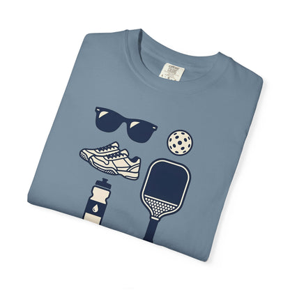 Pickleball Essentials Icon Tee Minimalist Pickler Sport Unisex Graphic Shirt