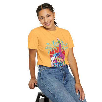 Stay Flexible Retro 80s Backbend Graphic Tee | Vintage Workout Shirt Women