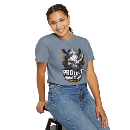 Black Rhino Conservation Tee | Protect What's Left | Endangered Species Shirt | Unisex