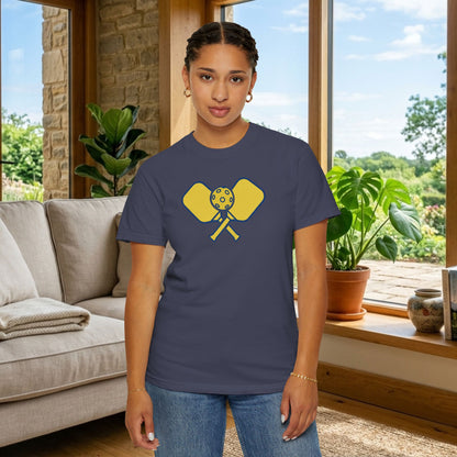 Pickleball Crossed Paddles Tee Pickler Minimalist Graphic Unisex Shirt