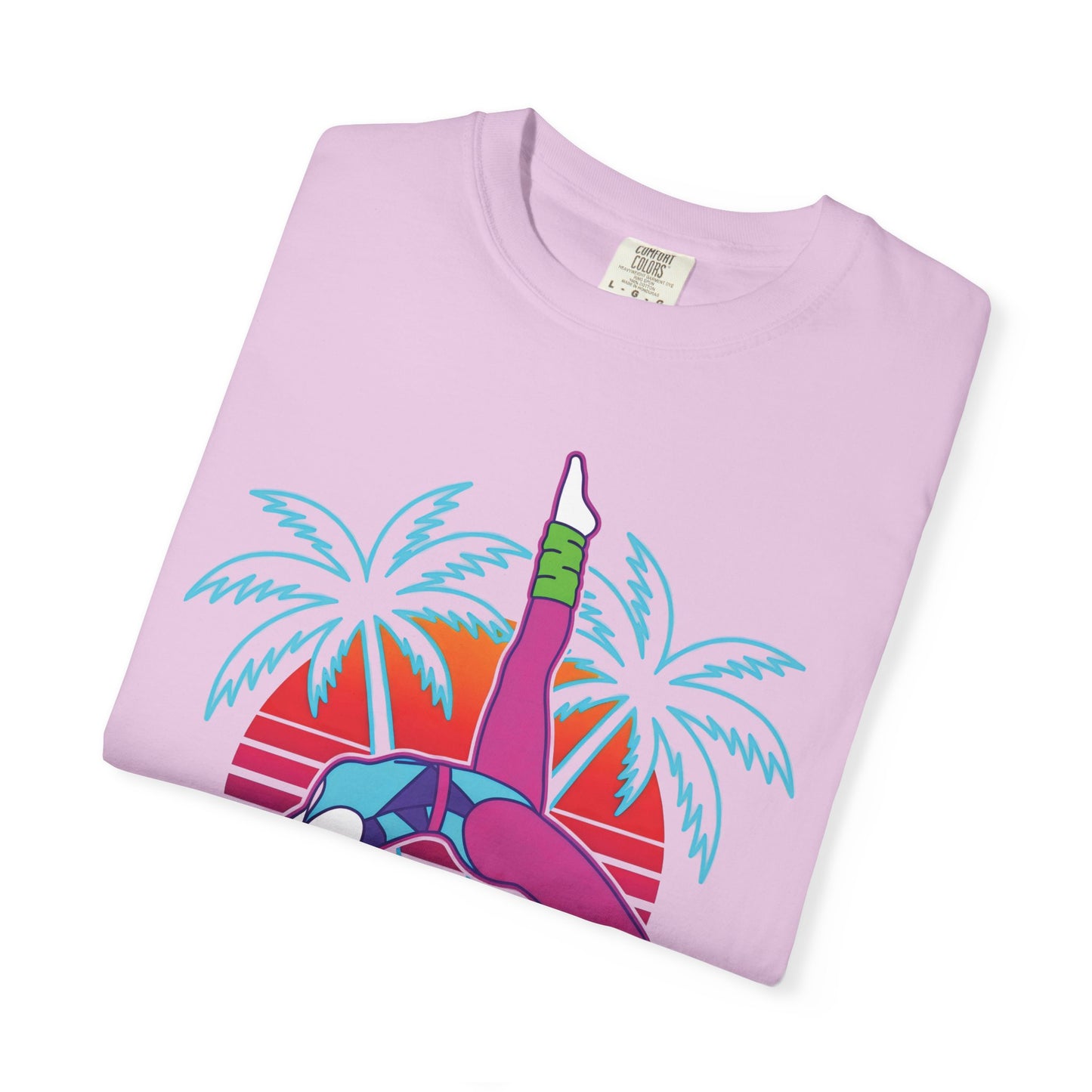 Stay Flexible Retro 80s Backbend Graphic Tee | Vintage Workout Shirt Women