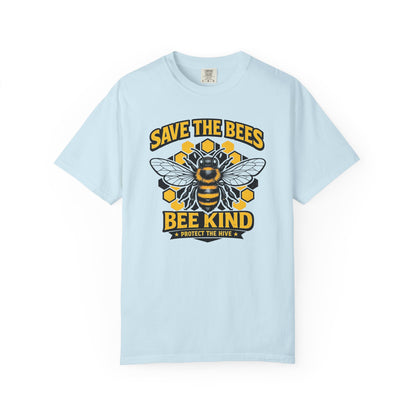Save the Bees Graphic Tee | Bee Kind Conservation Shirt | Earth Day Gift | Nature Tee