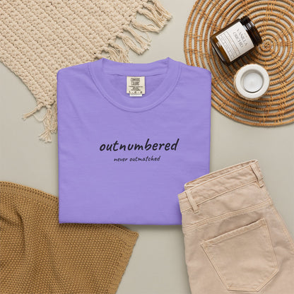 Outnumbered Mom Shirt | Funny Mom Tee | Mother's Day Gift | Mom of Boys T-Shirt