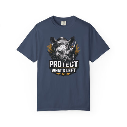 Black Rhino Conservation Tee | Protect What's Left | Endangered Species Shirt | Unisex