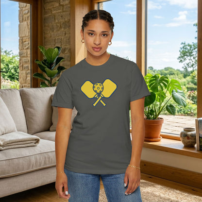 Pickleball Crossed Paddles Tee Pickler Minimalist Graphic Unisex Shirt