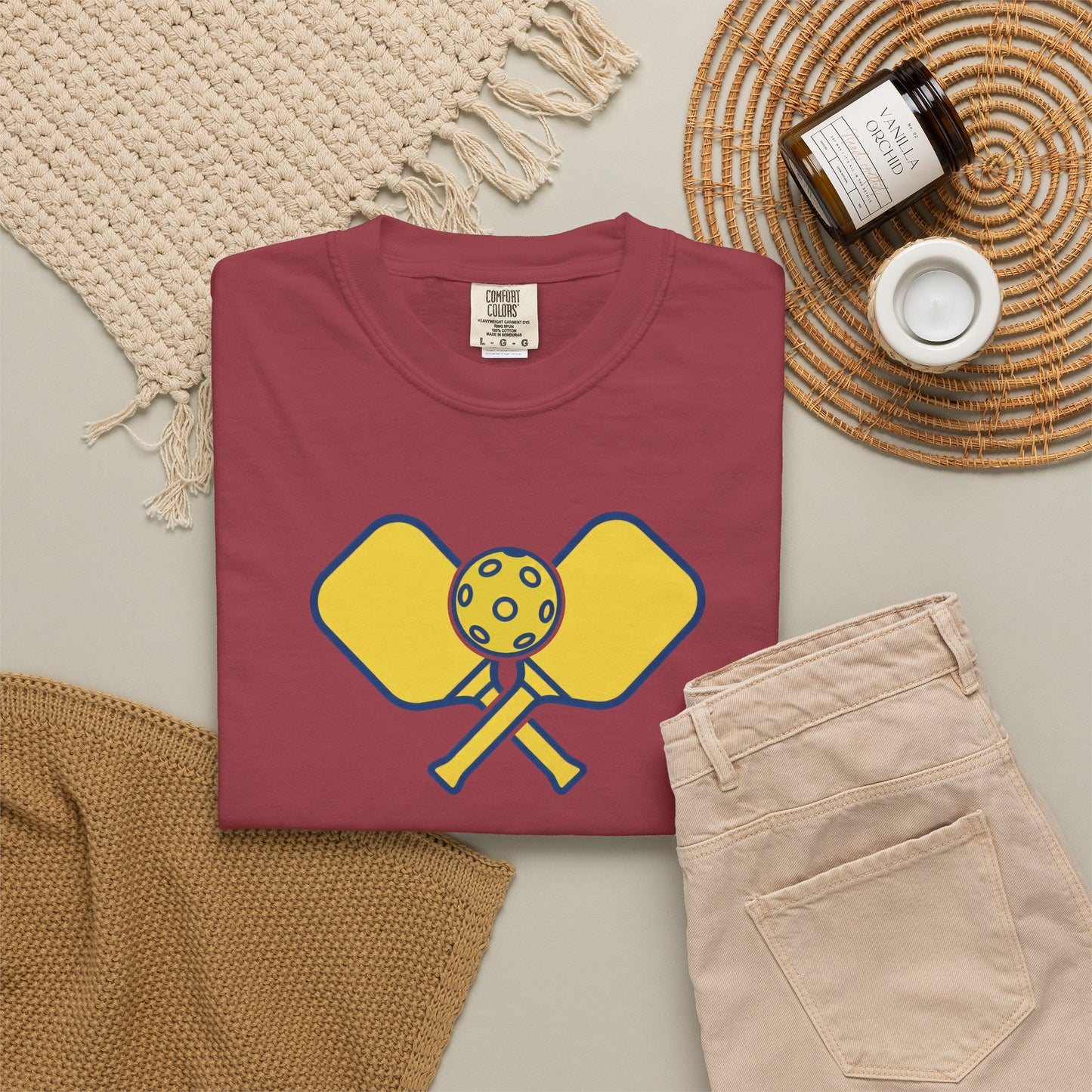 Pickleball Crossed Paddles Tee Pickler Minimalist Graphic Unisex Shirt