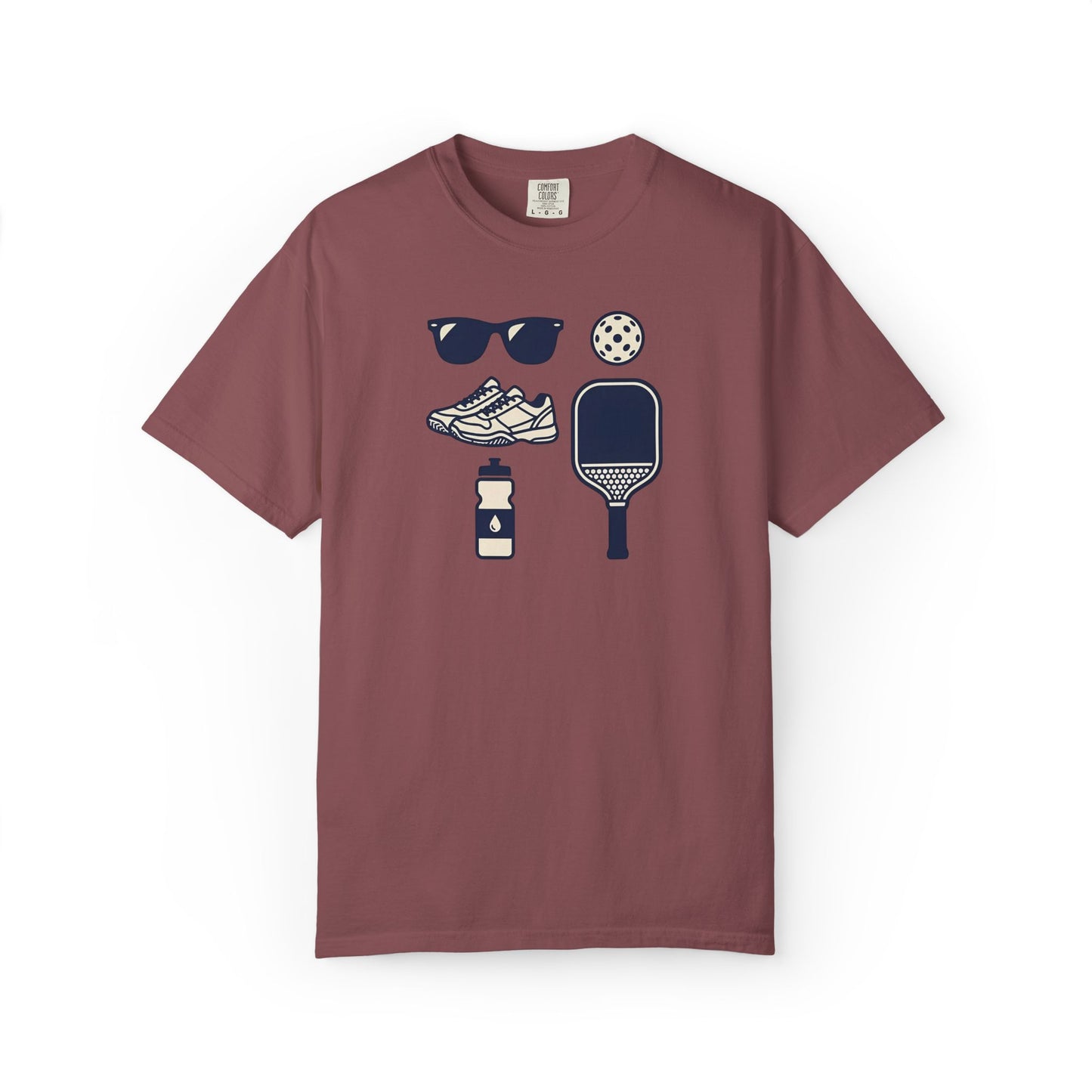 Pickleball Essentials Icon Tee Minimalist Pickler Sport Unisex Graphic Shirt