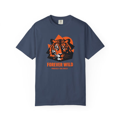 Tiger Forever Wild Conservation Tee | Protect the Wild Shirt | Endangered Animal Gift