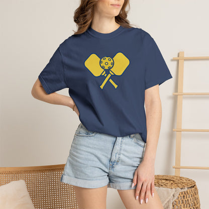 Pickleball Crossed Paddles Tee Pickler Minimalist Graphic Unisex Shirt