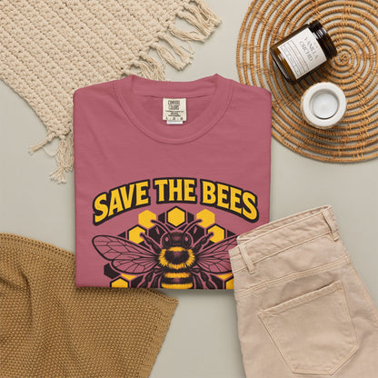 Save the Bees Graphic Tee | Bee Kind Conservation Shirt | Earth Day Gift | Nature Tee