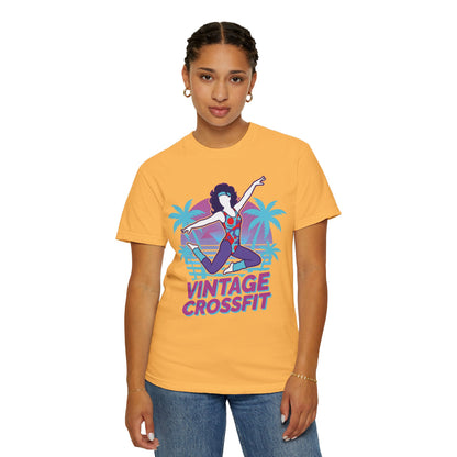 Vintage Crossfit Retro 80s Aerobics Graphic Tee | Gym Shirt Women