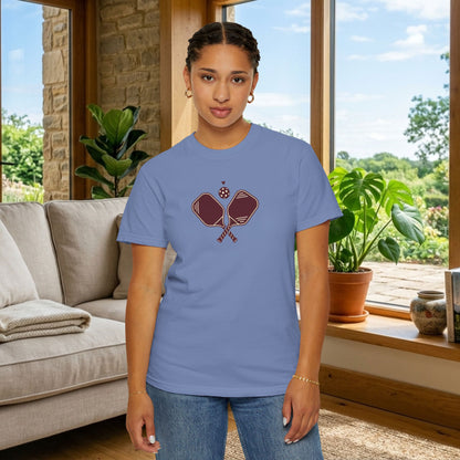 Pickleball Heart Icon Tee Pickler Love Minimalist Graphic Unisex Shirt