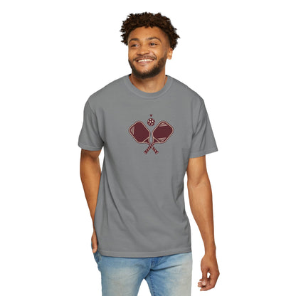 Pickleball Heart Icon Tee Pickler Love Minimalist Graphic Unisex Shirt