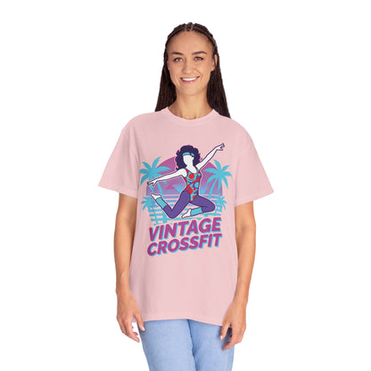 Vintage Crossfit Retro 80s Aerobics Graphic Tee | Gym Shirt Women
