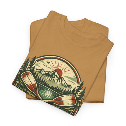 Wild and Free Badge Tee | Vintage Adventure Shirt | Outdoor Explorer Gift