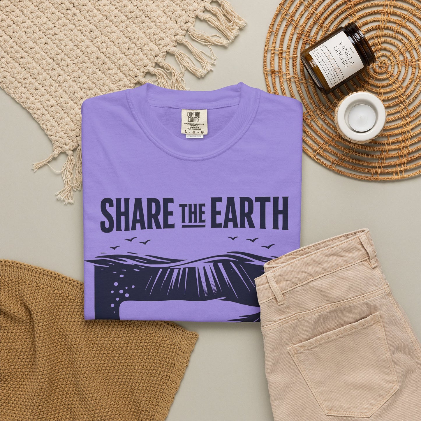 Whale Conservation Tee | Share the Earth Graphic Shirt | Ocean Wildlife Gift | Unisex