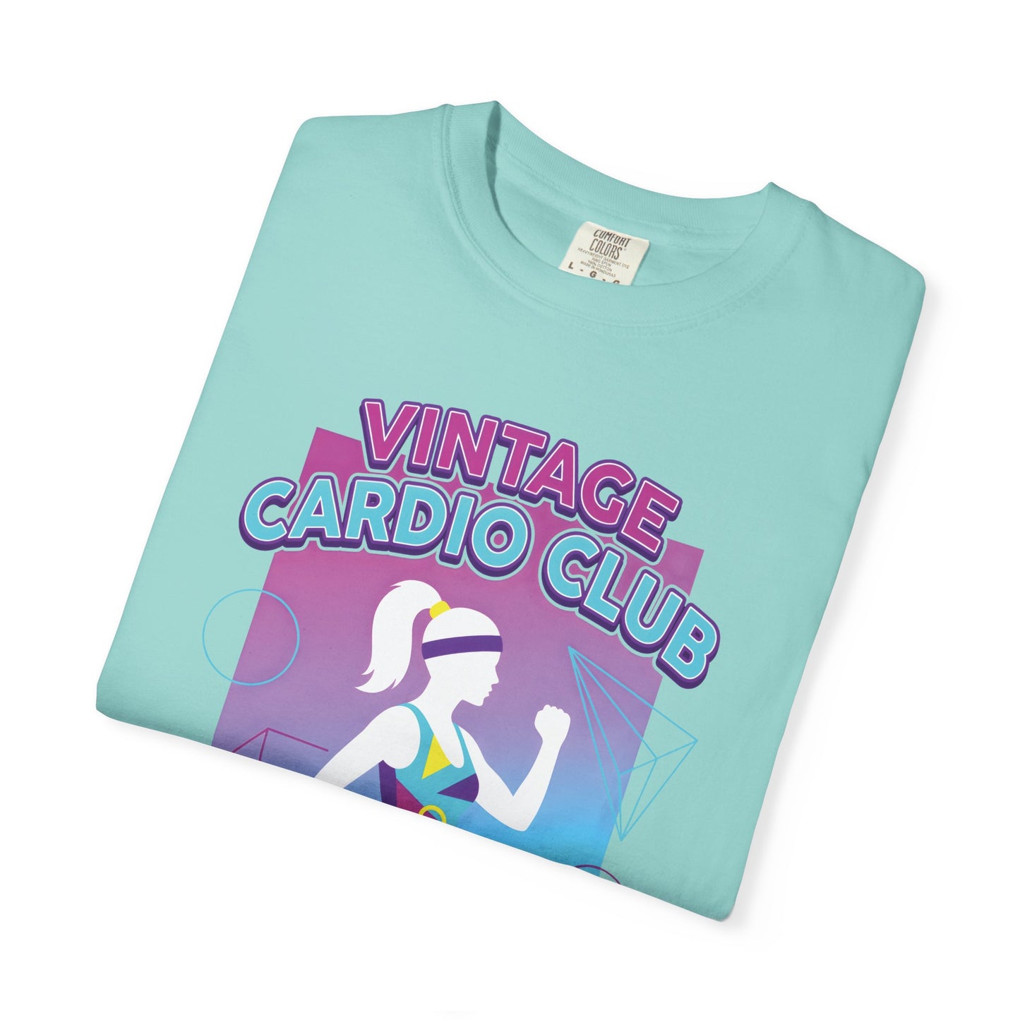 Vintage Cardio Club Retro 80s Lunge Graphic Tee | Workout Shirt Women