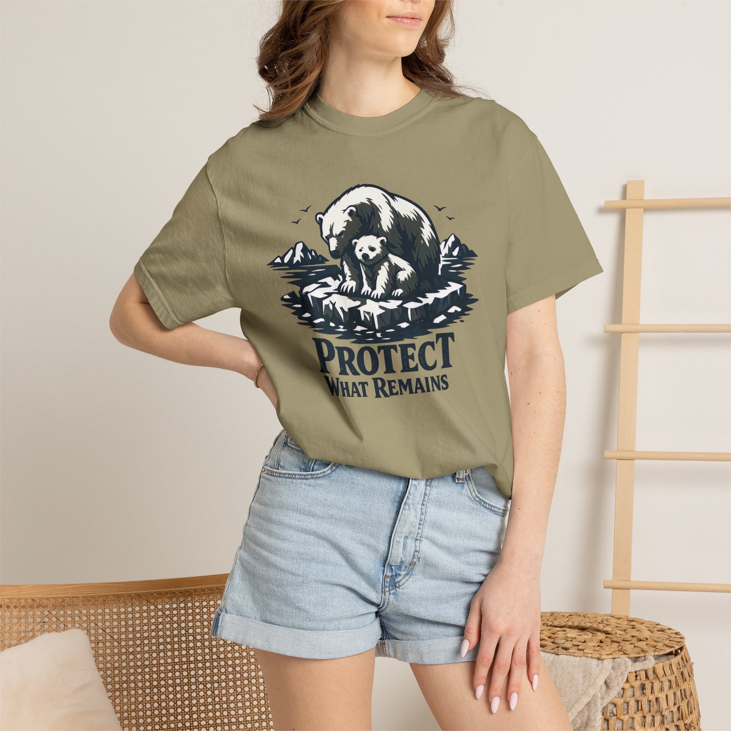 Polar Bear Conservation Tee | Protect What Remains | Climate Awareness Shirt | Unisex