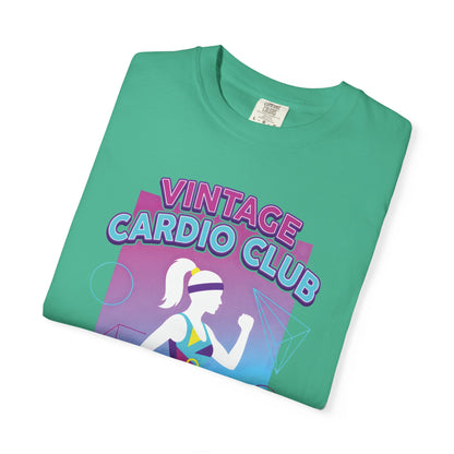 Vintage Cardio Club Retro 80s Lunge Graphic Tee | Workout Shirt Women