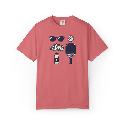 Pickleball Essentials Icon Tee Minimalist Pickler Sport Unisex Graphic Shirt