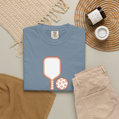 Pickleball Paddle And Ball Icon Tee Minimalist Pickler Unisex T-Shirt