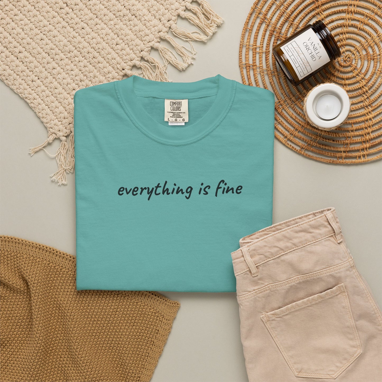 Everything is fine tee | being a mother is a blessing | mother's day gift tee