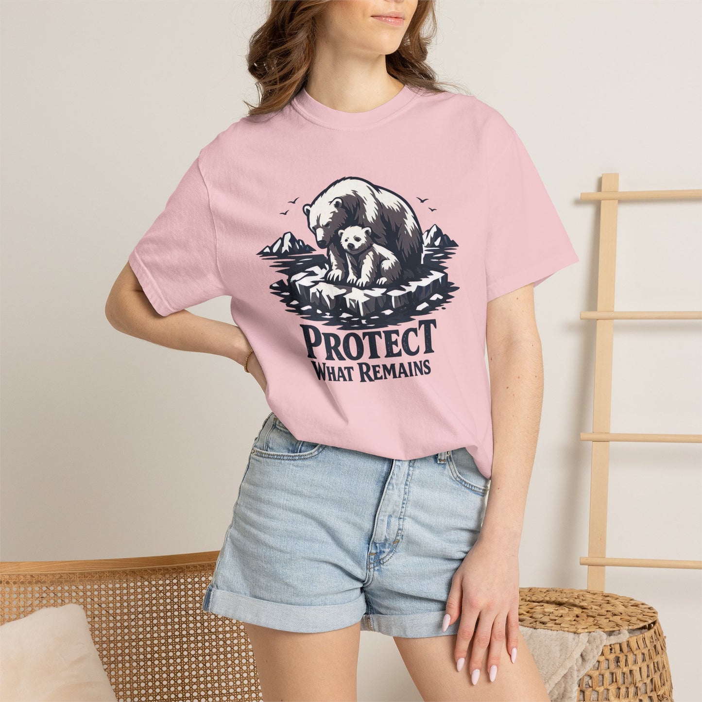 Polar Bear Conservation Tee | Protect What Remains | Climate Awareness Shirt | Unisex