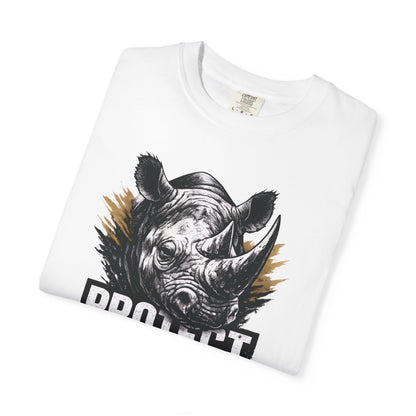 Black Rhino Conservation Tee | Protect What's Left | Endangered Species Shirt | Unisex