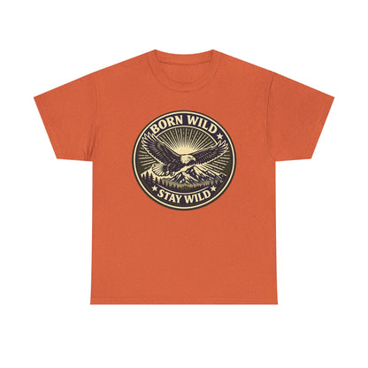 Eagle Ranger Patch Graphic Tee | Mid-Century Outdoor Shirt | Born Wild Stay Wild Unisex