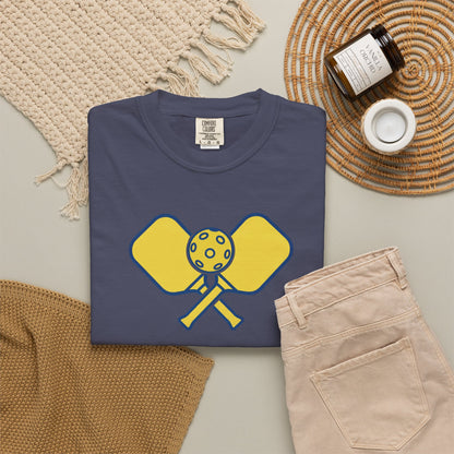 Pickleball Crossed Paddles Tee Pickler Minimalist Graphic Unisex Shirt