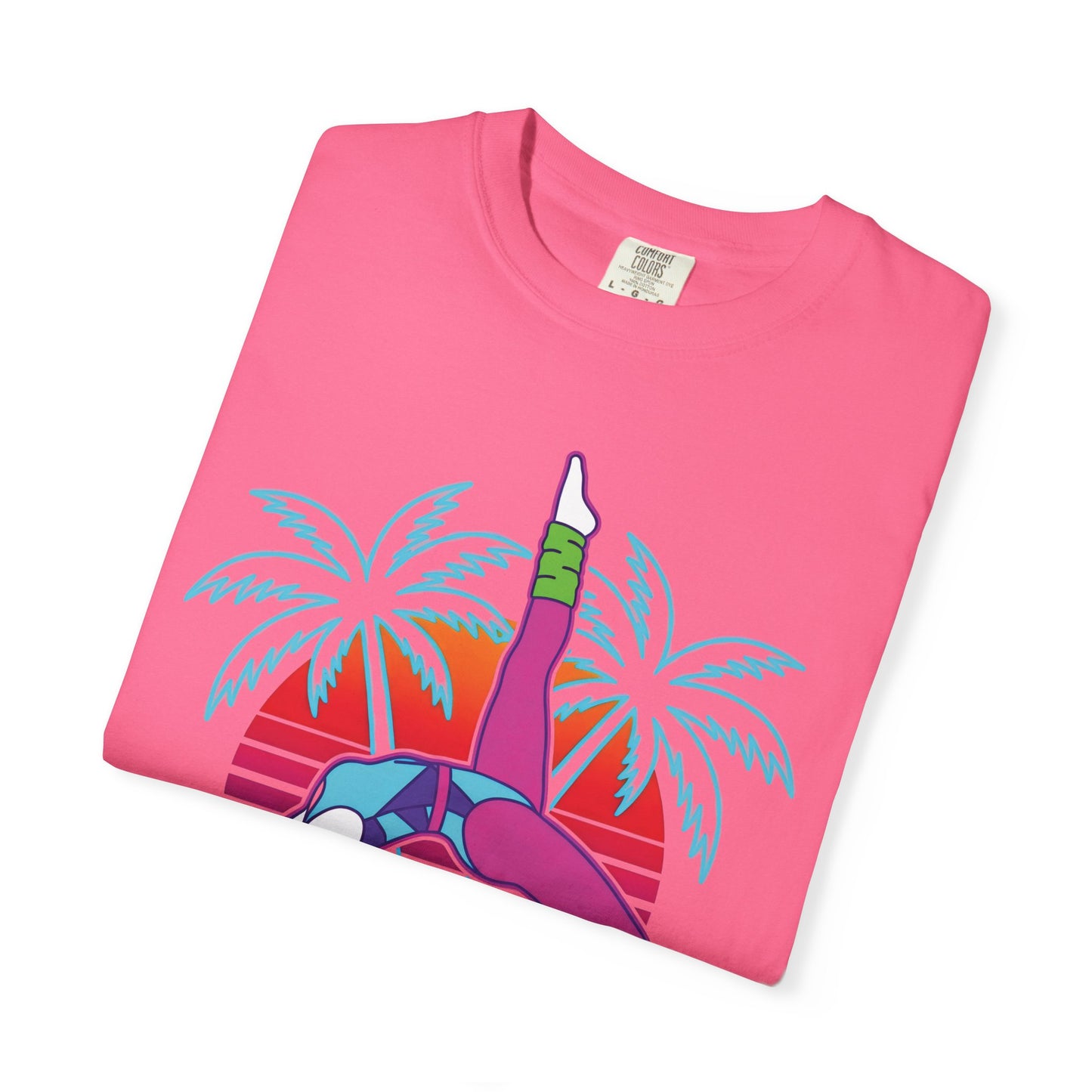 Stay Flexible Retro 80s Backbend Graphic Tee | Vintage Workout Shirt Women