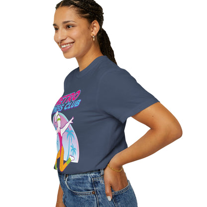 Retro Fitness Club 80s Aerobics Graphic Tee | Vintage Gym Shirt Women