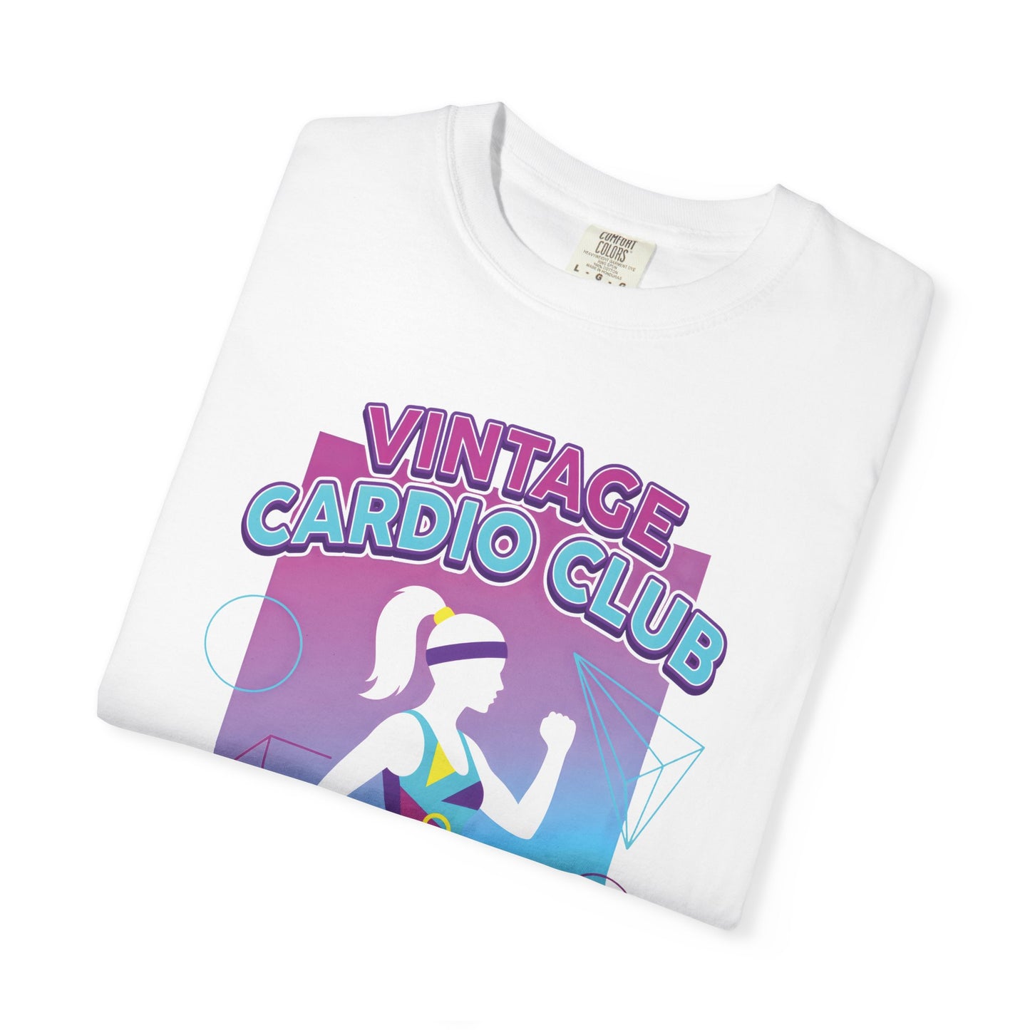Vintage Cardio Club Retro 80s Lunge Graphic Tee | Workout Shirt Women