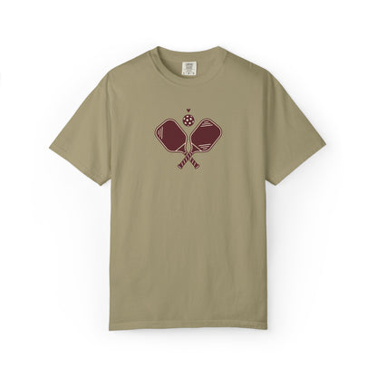 Pickleball Heart Icon Tee Pickler Love Minimalist Graphic Unisex Shirt