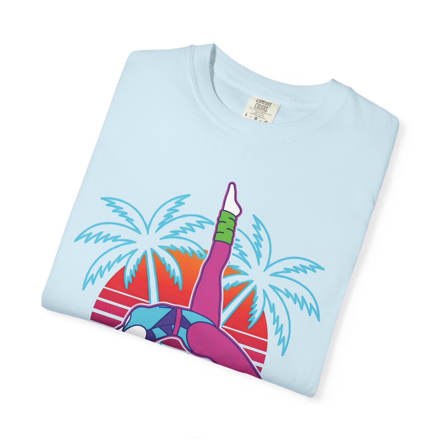 Stay Flexible Retro 80s Backbend Graphic Tee | Vintage Workout Shirt Women