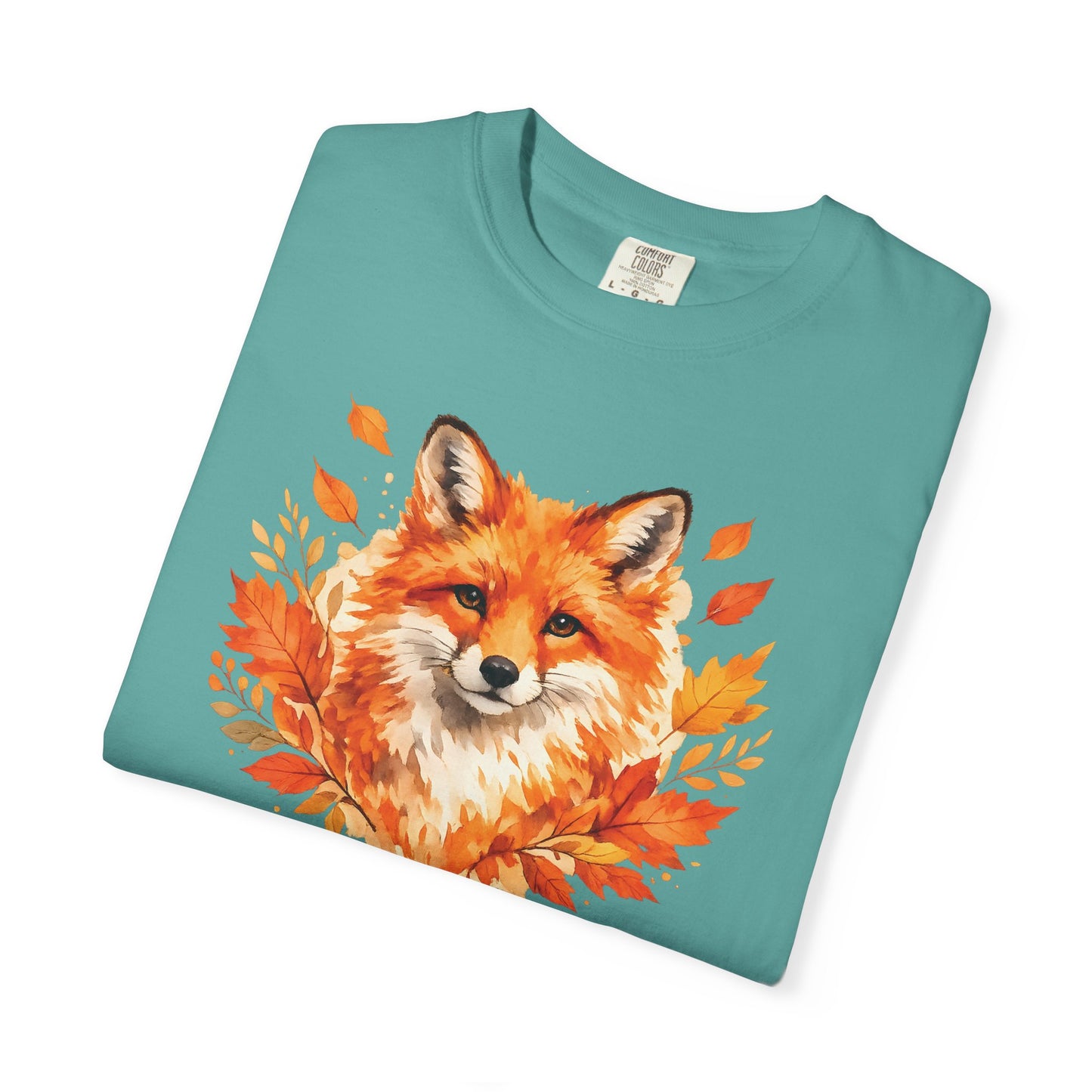 Watercolor Fox Graphic Tee | Autumn Wildlife Art Shirt | Nature Lover Gift | Unisex