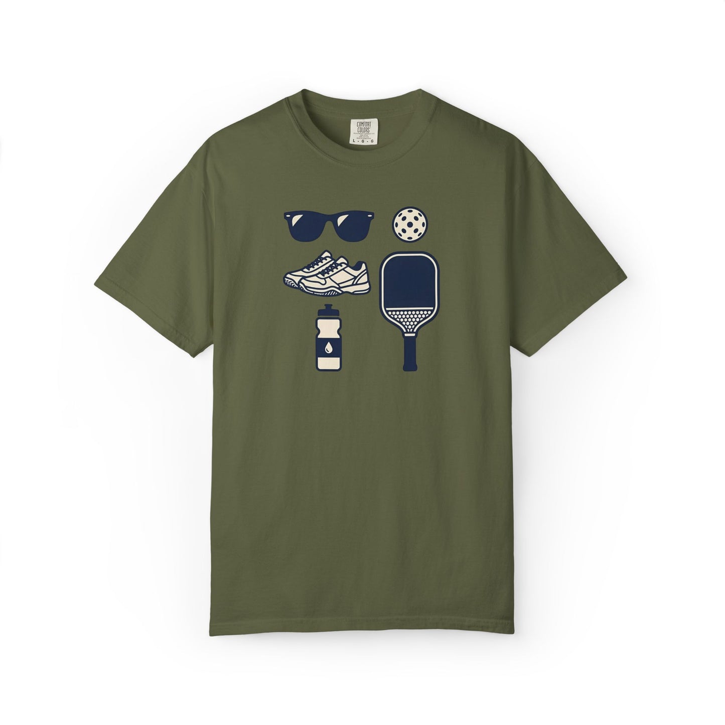 Pickleball Essentials Icon Tee Minimalist Pickler Sport Unisex Graphic Shirt