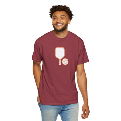 Pickleball Paddle And Ball Icon Tee Minimalist Pickler Unisex T-Shirt
