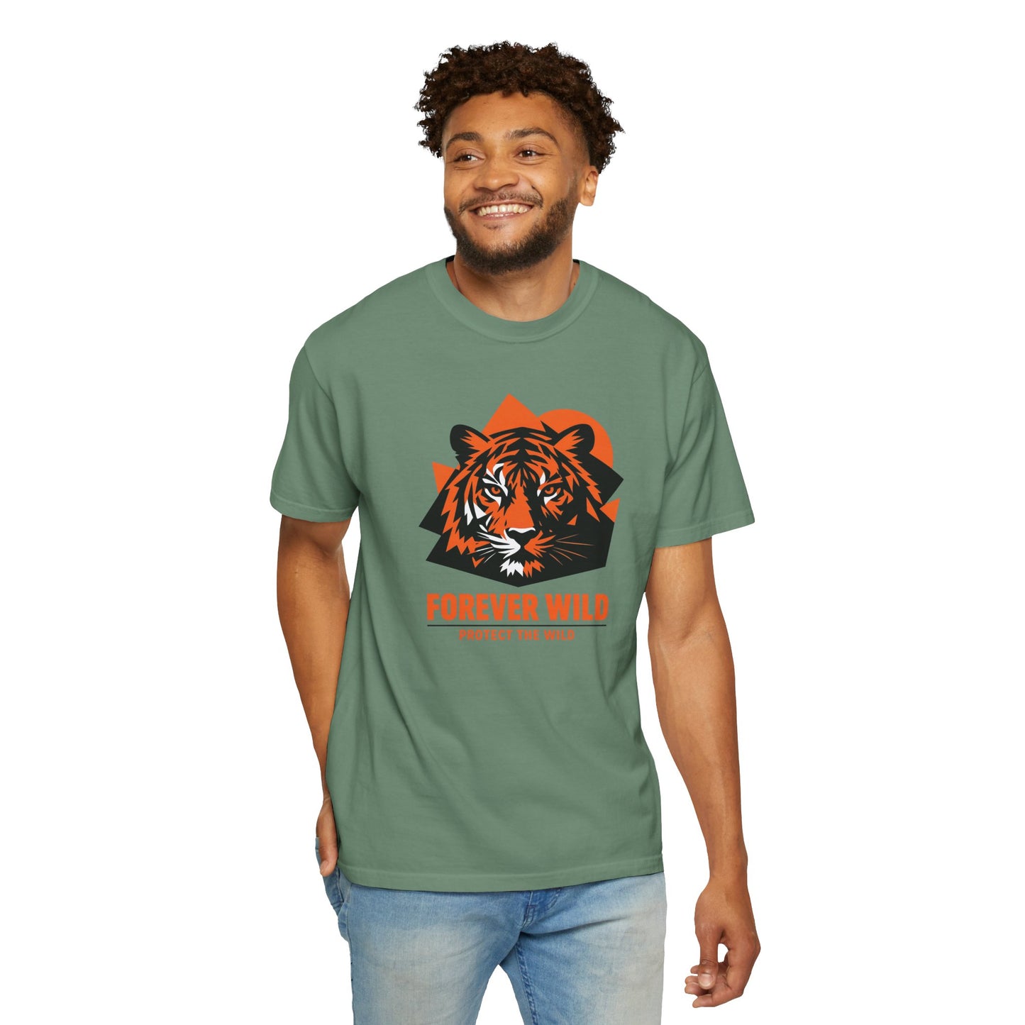 Tiger Forever Wild Conservation Tee | Protect the Wild Shirt | Endangered Animal Gift