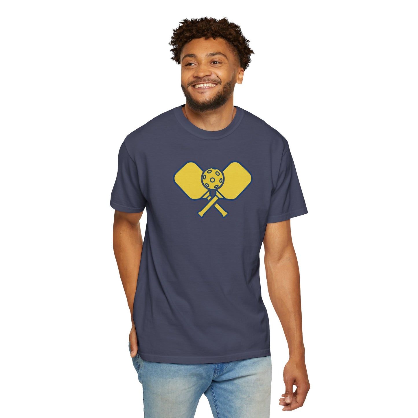 Pickleball Crossed Paddles Tee Pickler Minimalist Graphic Unisex Shirt