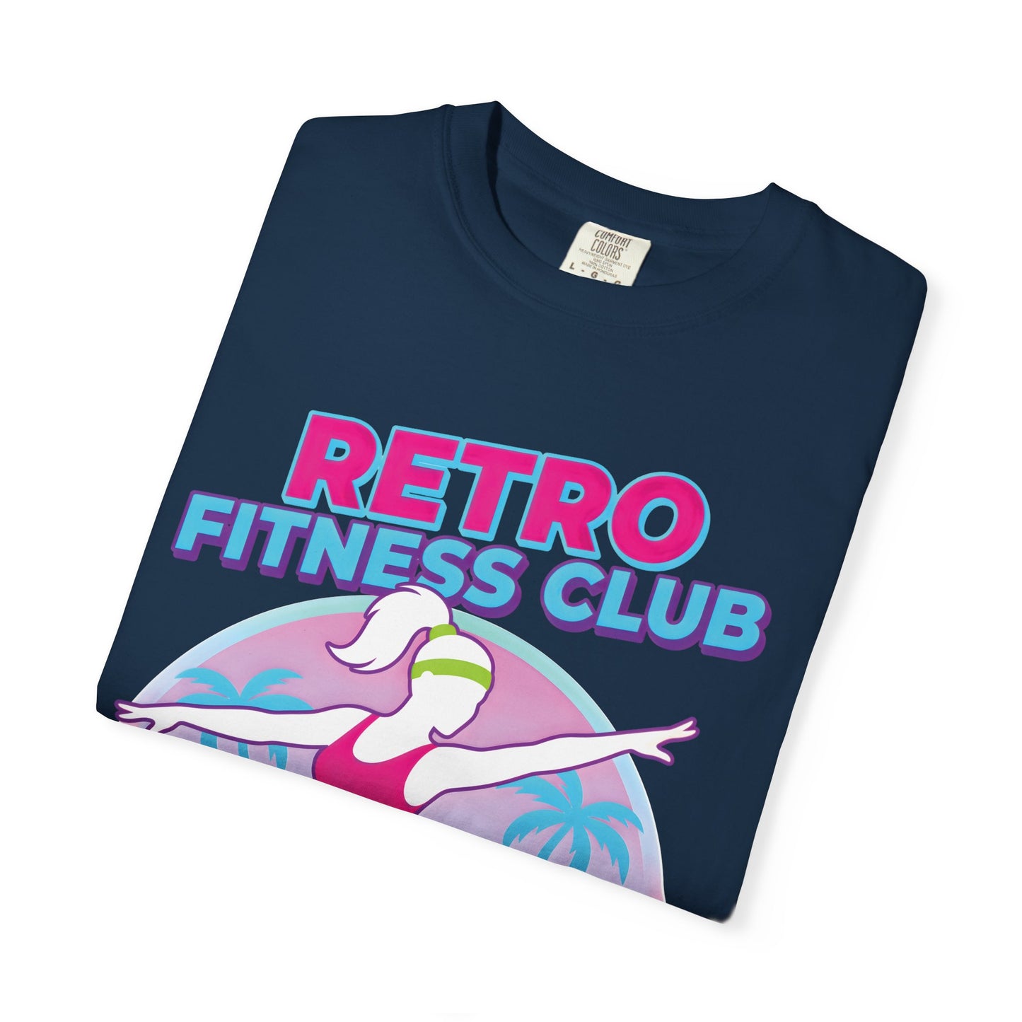 Retro Fitness Club 80s Aerobics Graphic Tee | Vintage Gym Shirt Women