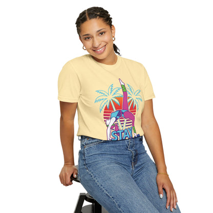 Stay Flexible Retro 80s Backbend Graphic Tee | Vintage Workout Shirt Women