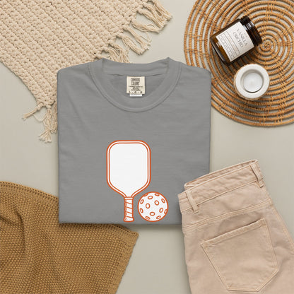 Pickleball Paddle And Ball Icon Tee Minimalist Pickler Unisex T-Shirt
