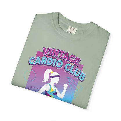 Vintage Cardio Club Retro 80s Lunge Graphic Tee | Workout Shirt Women