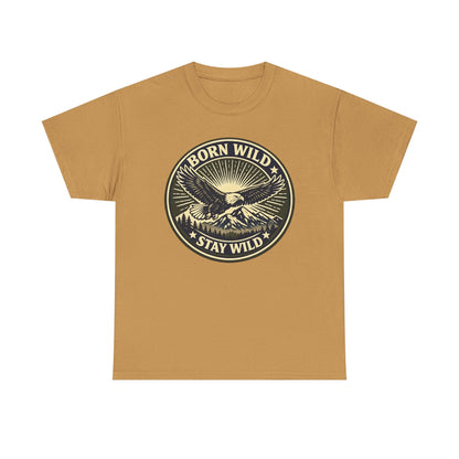Eagle Ranger Patch Graphic Tee | Mid-Century Outdoor Shirt | Born Wild Stay Wild Unisex
