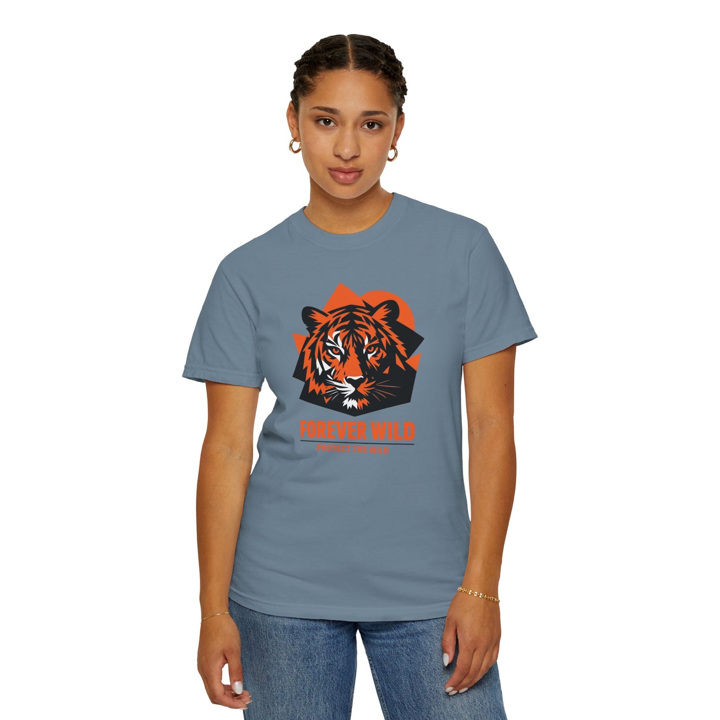 Tiger Forever Wild Conservation Tee | Protect the Wild Shirt | Endangered Animal Gift