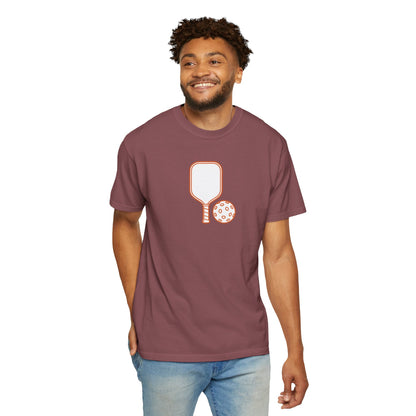 Pickleball Paddle And Ball Icon Tee Minimalist Pickler Unisex T-Shirt